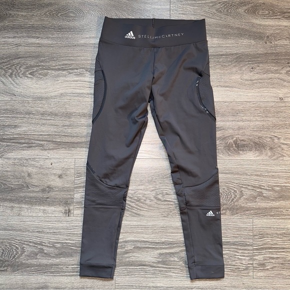 ADIDAS x STELLA MCCARTNEY Essential Running Tights in Grey - Picture 9 of 12